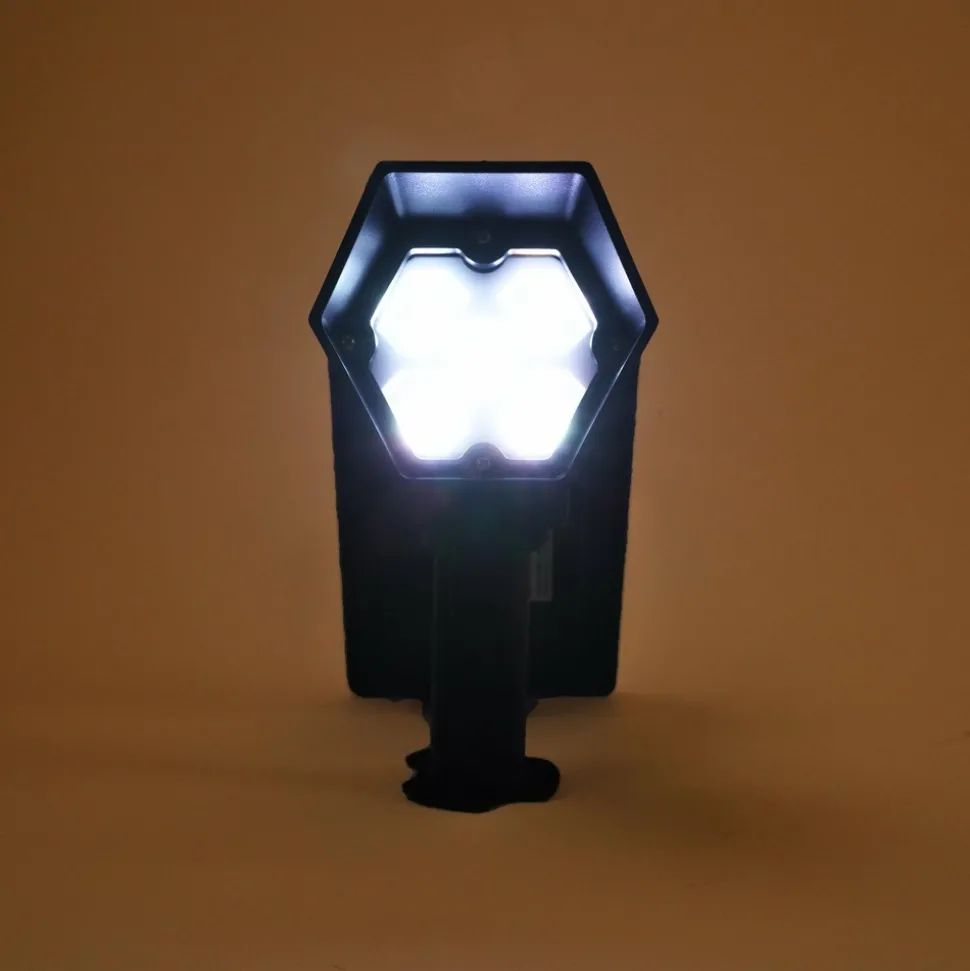 ESOTEC - Esotec solarspot multi-spot 6000 blanc froid 3 modes d'éclairage ip65 résistant aux intempéries 102048