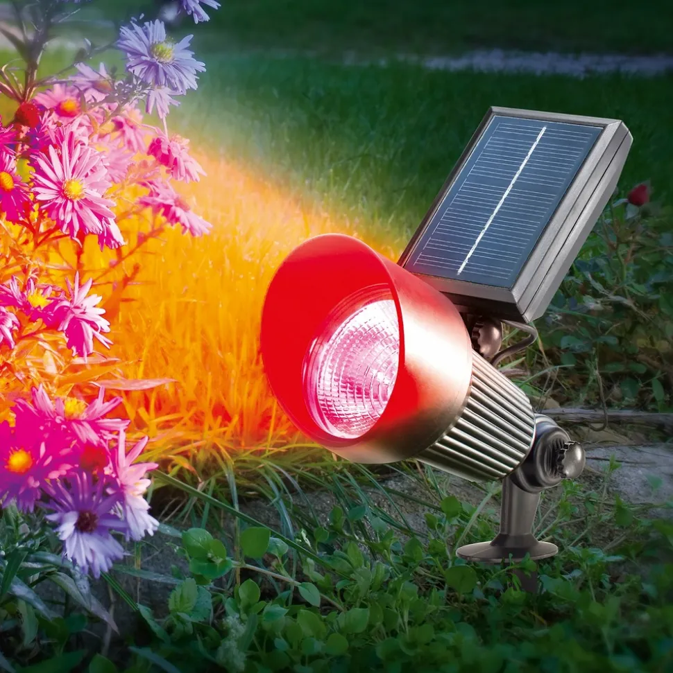 ESOTEC - Esotec solarspot pour l'extérieur couleur de lumière rgb et modes au choix résistant aux intempéries 102134