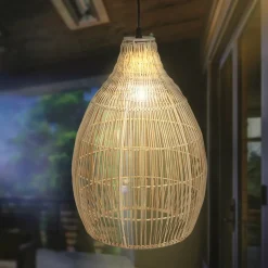 ESOTEC - Esotec suspension solaire esthétique kairo en poly rotin ip44 résistant aux intempéries 102239