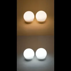 ESOTEC - Esotec 2x boule solaire duo color lampes boules flottantes ⌀=15cm extérieur 102125