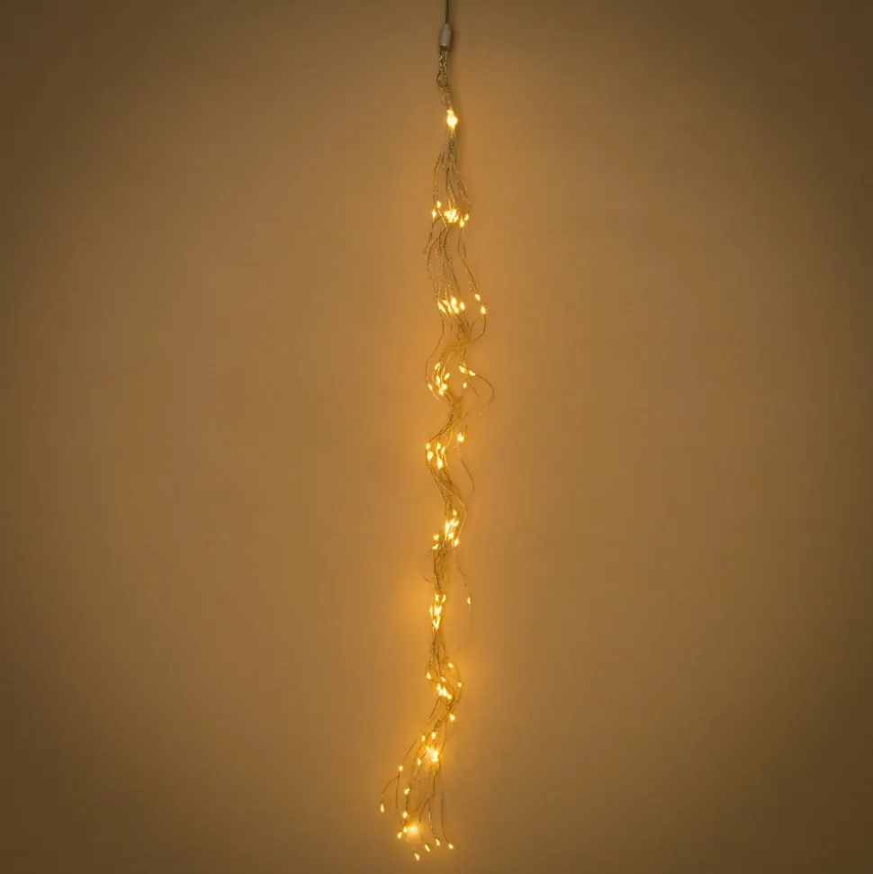 ESOTEC - Guirlande solaire verena 10 filaments de 10 leds blanc chaud