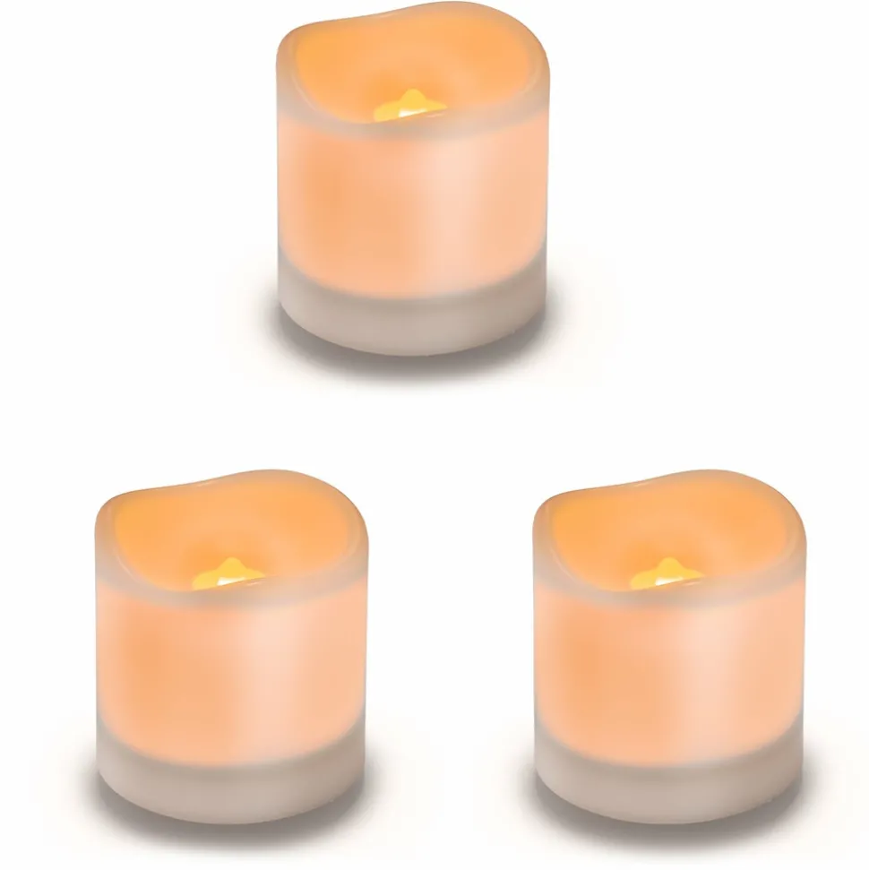 ESOTEC - Lot de 3 bougies solaires à led esotec romantica lumière vacillante lumière solaire extérieure 102054