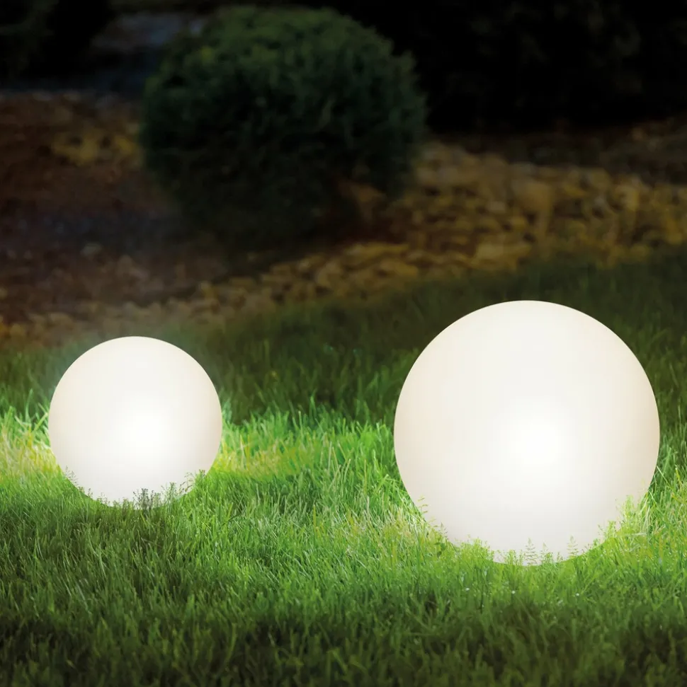 ESOTEC - Sphères solaires esotec siena, set de 2 ⌀=20 et 30 cm sphère de jardin led outdoor 102894