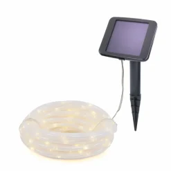 ESOTEC - Tuyau lumineux solaire de 10 mètres avec 100 led blanc chaud akku module solaire résistant aux intempéries