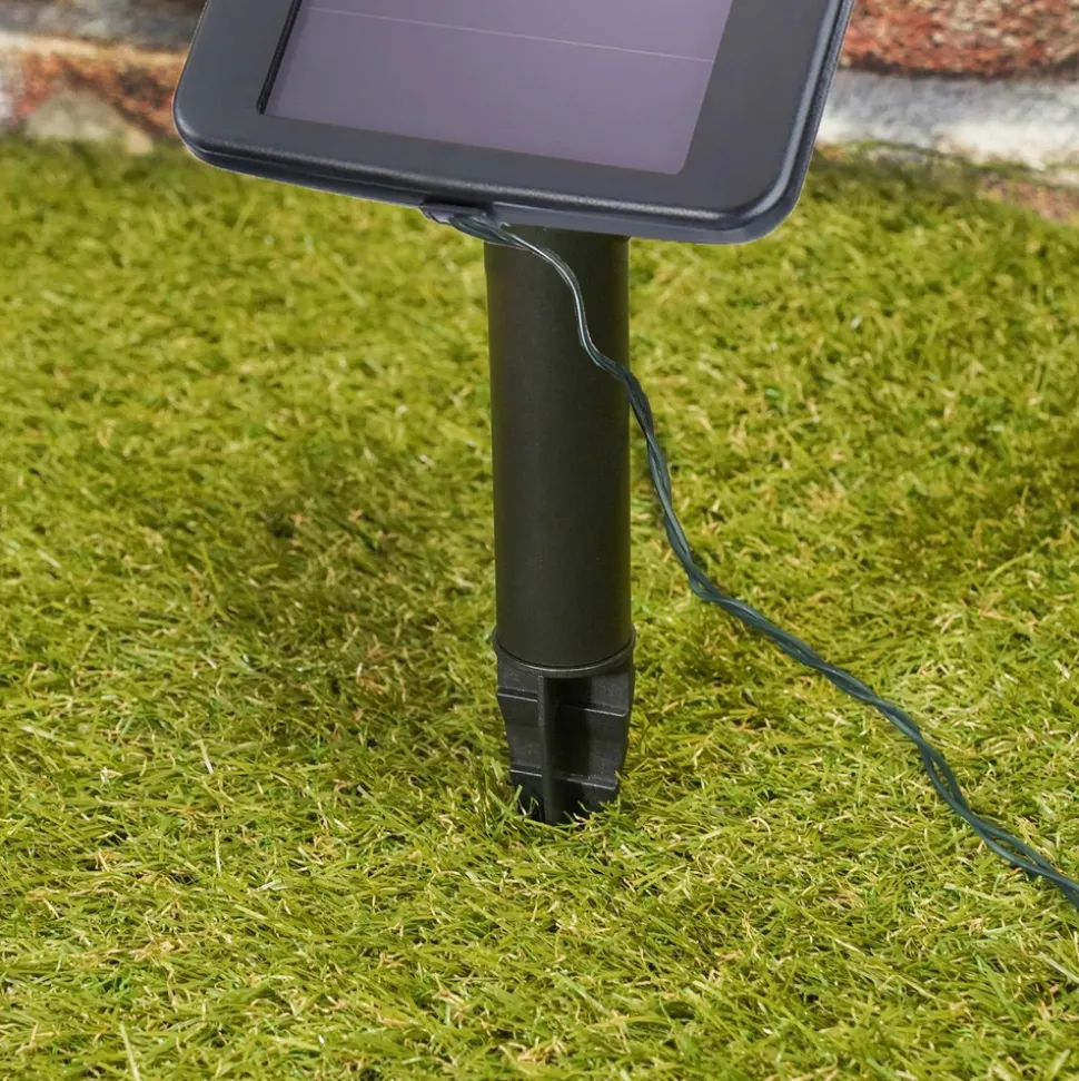ESOTEC - Tuyau lumineux solaire de 10 mètres avec 100 led blanc chaud akku module solaire résistant aux intempéries