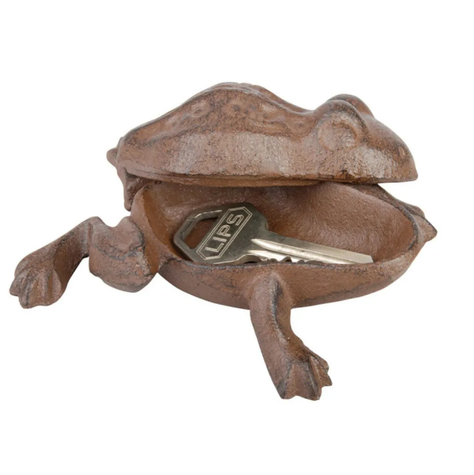 ESSCHERT DESIGN - Cache clé en fonte grenouille