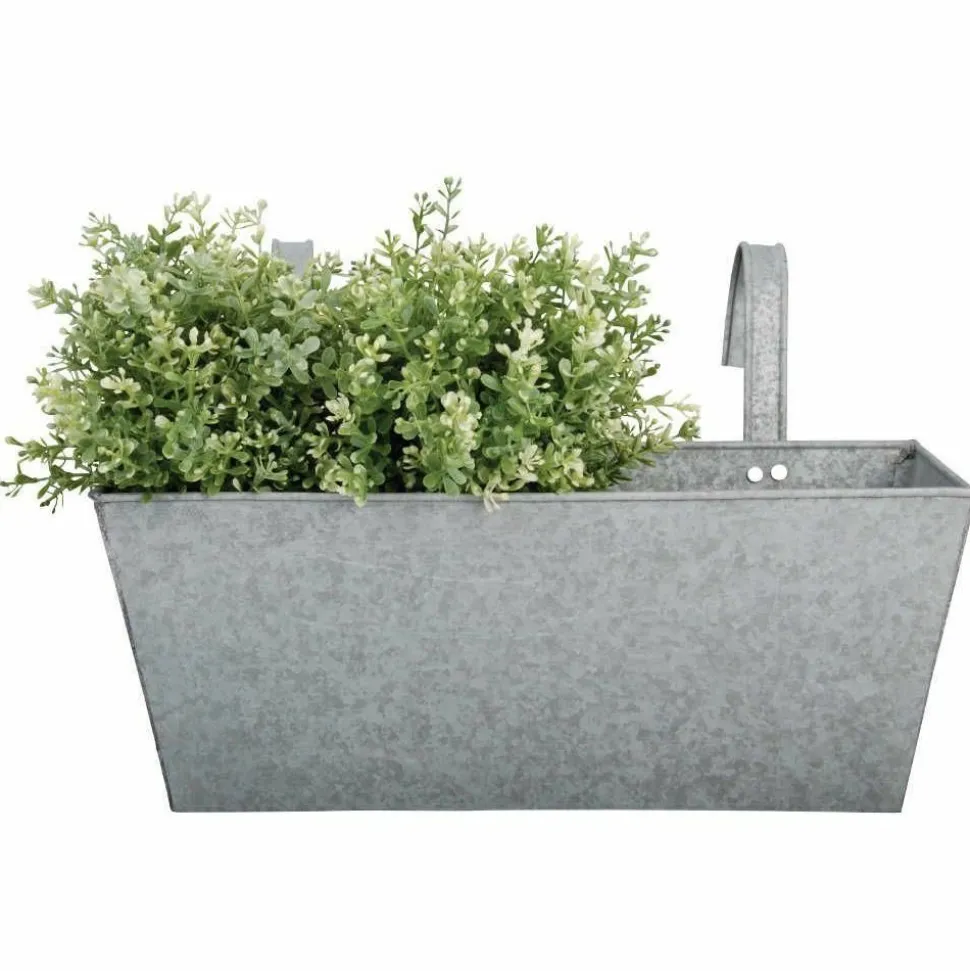 ESSCHERT DESIGN - Jardinière balcon en zinc à suspendre