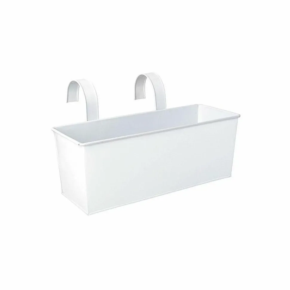 ESSCHERT DESIGN - Jardinière balcon en zinc à suspendre (lot de 2)