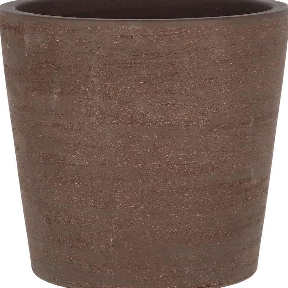 ESSCHERT'S GARDEN - Pot de fleur en terre cuite non verni marron 23 cm