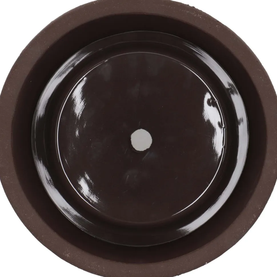 ESSCHERT'S GARDEN - Pot de fleur en terre cuite non verni marron 23 cm
