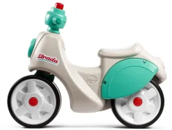 FALK - Porteur enfant scooter strada crème et vert 1 à 3 ans