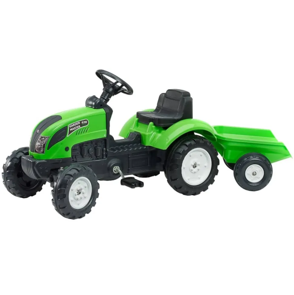 FALK - Tracteur à pédales à enfourcher country farmer vert