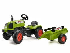 FALK - Tracteur enfant claas arion 410 avec remorque 2 à 5 ans