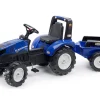 FALK - Tracteur enfant new holland avec remorque 3 à 7 ans