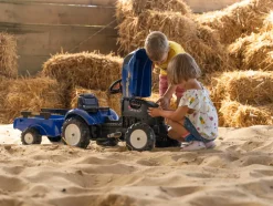 FALK - Tracteur enfant new holland avec remorque 2 à 5 ans