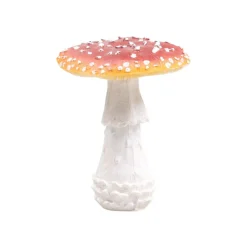 FARMWOOD ANIMALS - Champignon amanite tue-mouche en résine taille s : 15 x 15 x 18 cm