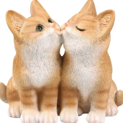 FARMWOOD ANIMALS - Chats en résine 18x12x17 cm