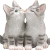 FARMWOOD ANIMALS - Chats en résine 18x12x17 cm