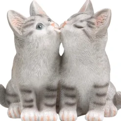 FARMWOOD ANIMALS - Chats en résine 18x12x17 cm