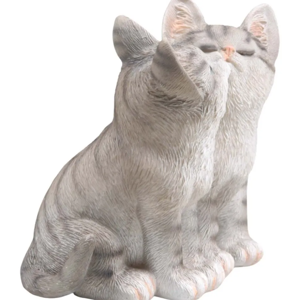 FARMWOOD ANIMALS - Chats en résine 18x12x17 cm