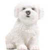 FARMWOOD ANIMALS - Chiot en résine bichon frisé 13x10x15 cm
