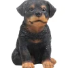 FARMWOOD ANIMALS - Chiot en résine rottweiler 14x10x15 cm