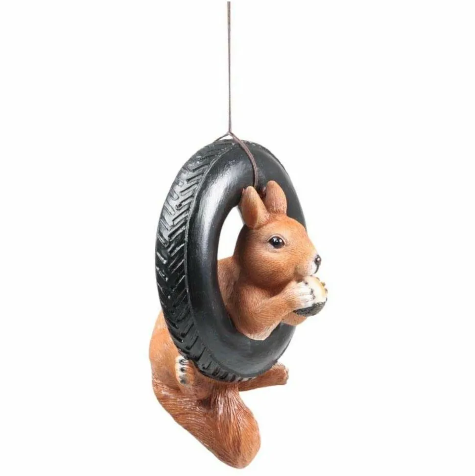 FARMWOOD ANIMALS - Ecureuil rigolo en résine pneu