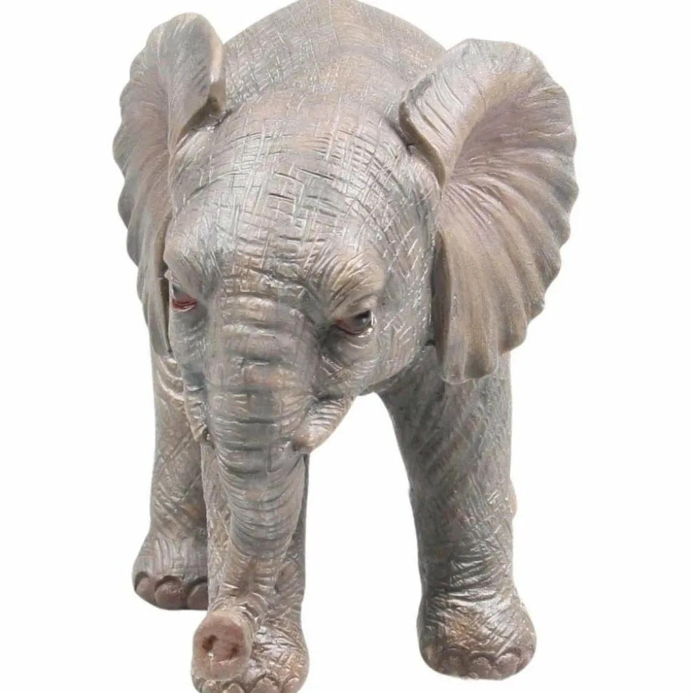 FARMWOOD ANIMALS - Eléphant en résine taille 2 (21 x 11 x 16 cm)