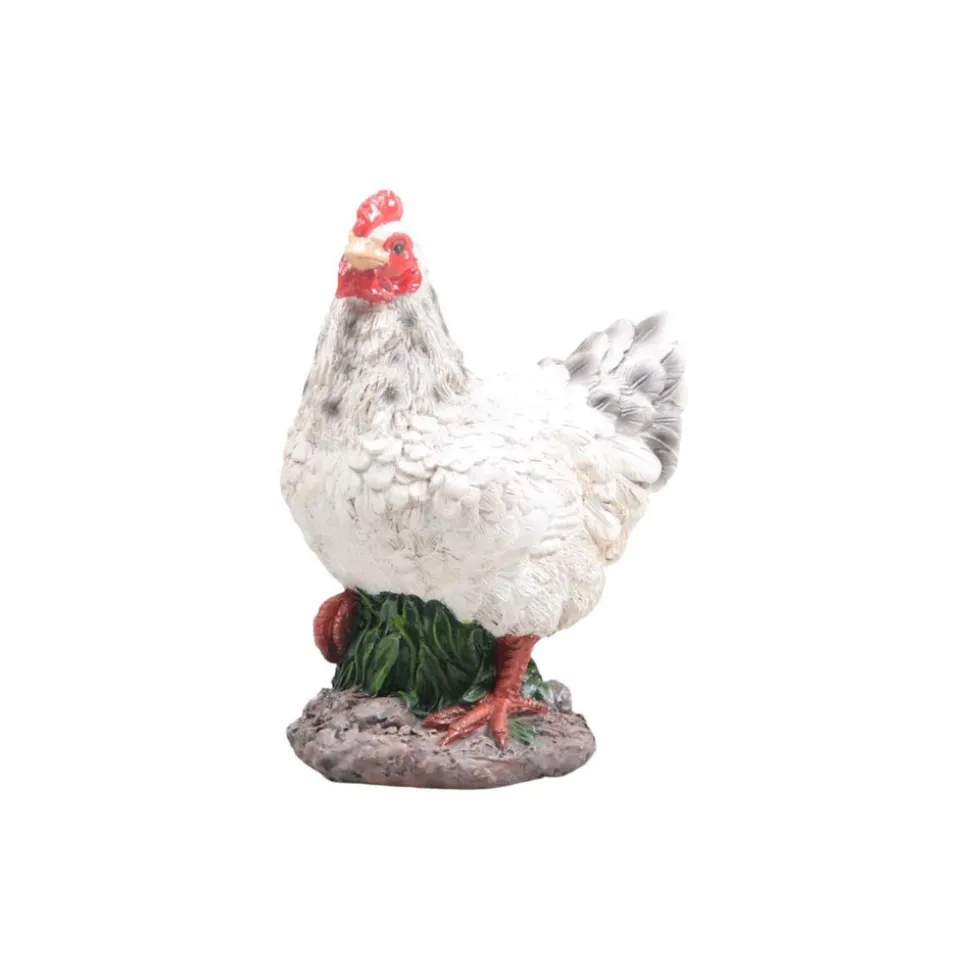 FARMWOOD ANIMALS - Petite poule en résine 12 x 8 x 16 cm