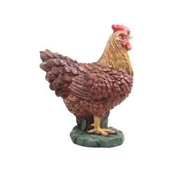 FARMWOOD ANIMALS - Petite poule en résine 12 x 8 x 16 cm