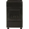FAVEX - Chauffage d'appoint gaz butane favex ektor fire - effet feu de cheminée - 3400 watts - infrableu - 3 puissances