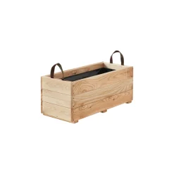 FOREST STYLE - Bac à fleurs rectangulaire Freya en Mélèze : L.70 x l.31,2 x 28,5 cm
