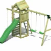 FUNGOO - Aire de jeux gaia avec balançoire double
