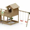 FUNGOO - Aire de jeux galaxy l avec balançoire double