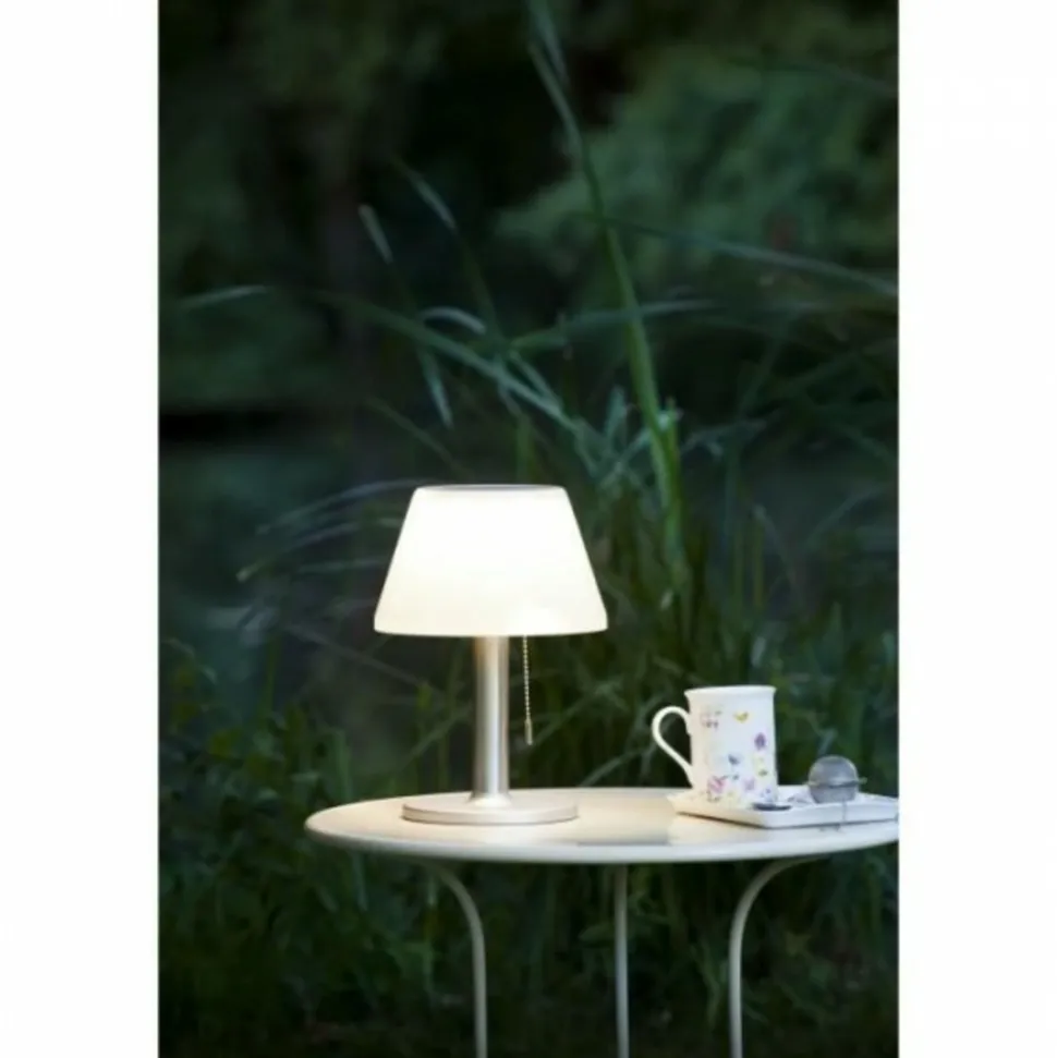 GALIX - Lampe de table solaire g2 tres éclairante - - 100 lumens - plastique et tube en inox