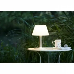 GALIX - Lampe de table solaire g2 tres éclairante - - 100 lumens - plastique et tube en inox