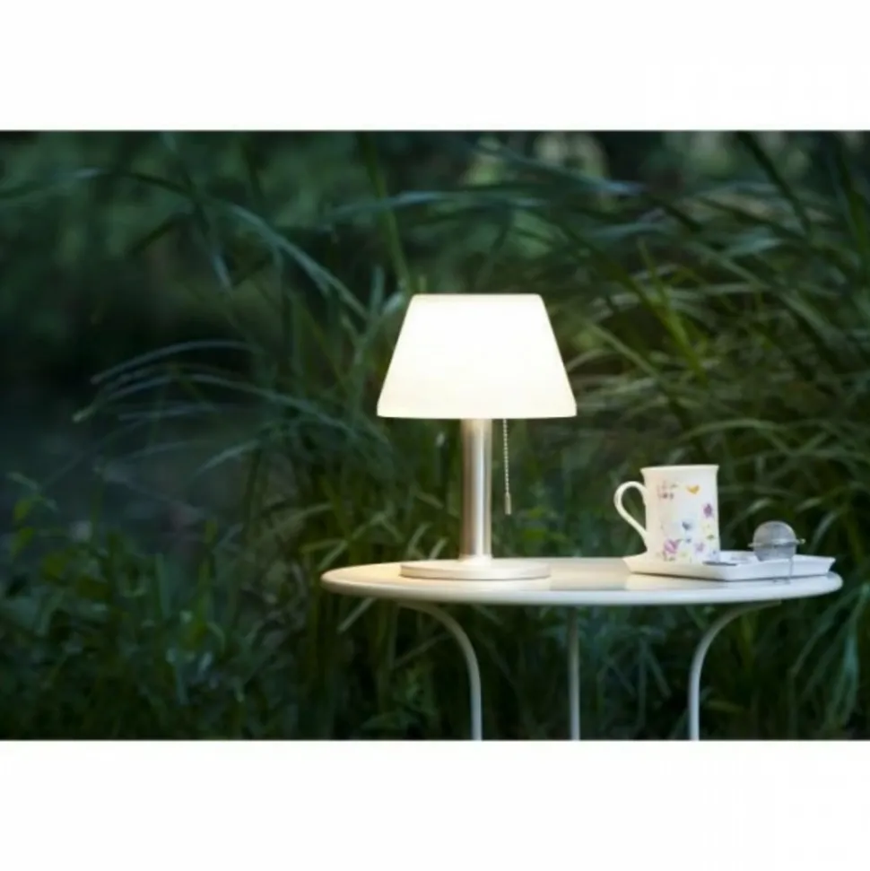 GALIX - Lampe de table solaire g2 tres éclairante - - 100 lumens - plastique et tube en inox