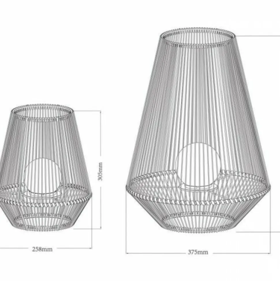 GALIX - Lanterne solaire décorative boule perlée - - h30 - 10 lumens - 8 heures d'éclairage