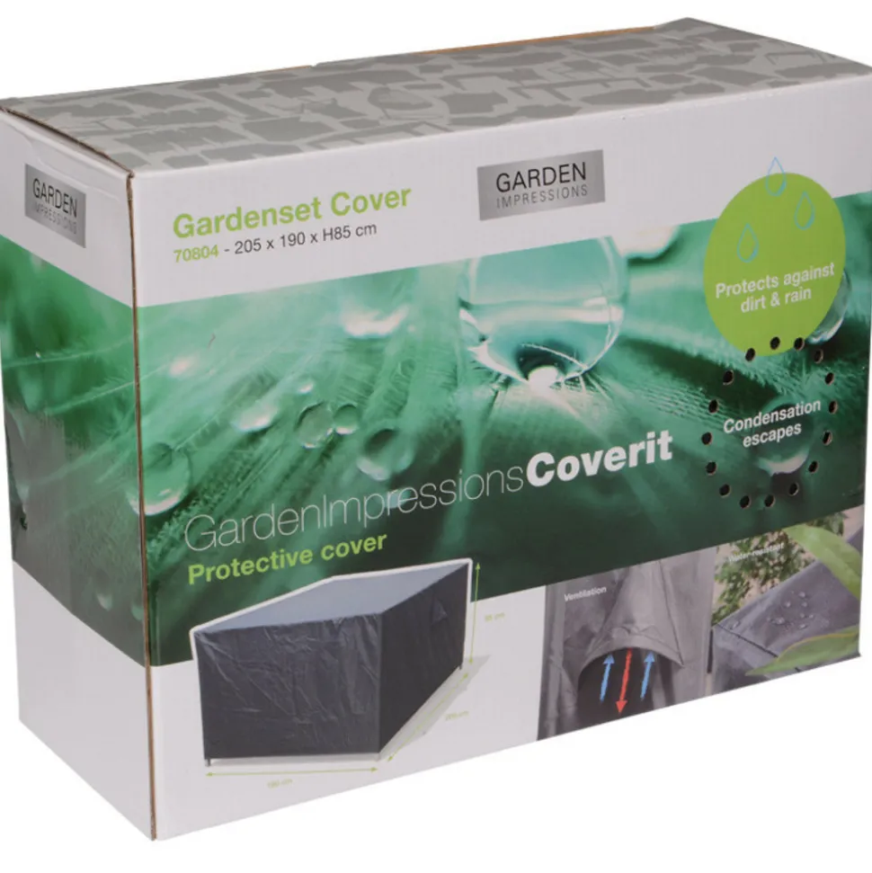 GARDEN IMPRESSIONS - Housse de salon de jardin coverit - 205x190xh85 cm