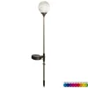 GARDEN SWEET LIGHT - Balise solaire en verre 52cm argent