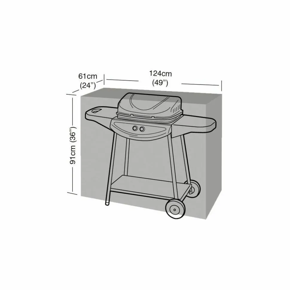GARLAND - Housse de protection barbecue rectangulaire 124 cm de long