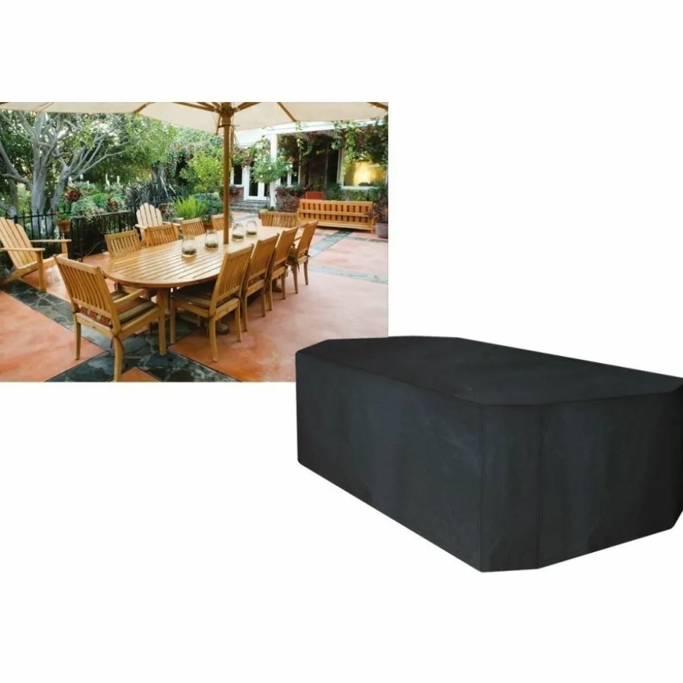GARLAND - Housse de protection salon de jardin rectangulaire 10 places