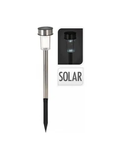 GÉNÉRIQUE - Balise solaire 36cm inox mod cylindre. Euro/u