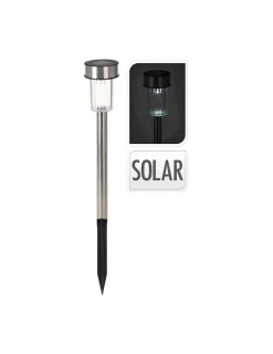 GÉNÉRIQUE - Balise solaire 36cm inox mod cylindre. Euro/u