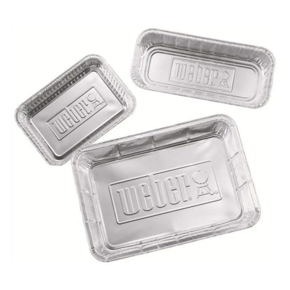 GÉNÉRIQUE - Barquettes aluminium 19 x 12,7cm - lot de 10
