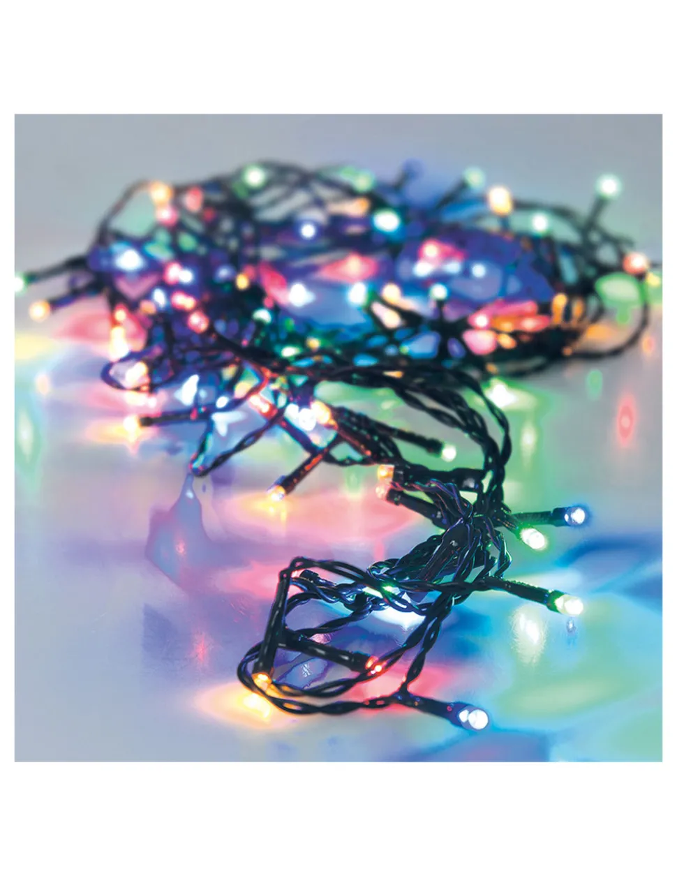 GÉNÉRIQUE - Guirlande 120 led multi couleur usage extérieur 12m
