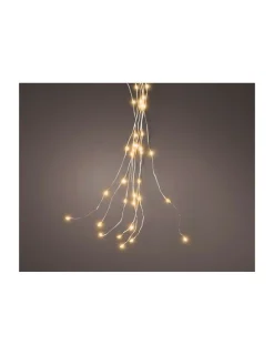 GÉNÉRIQUE - Guirlande micro led 640leds lumière chaude fixe 6,90m