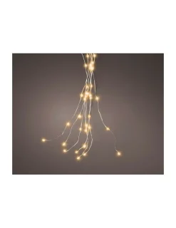 GÉNÉRIQUE - Guirlande micro led 640leds lumière chaude fixe 6,90m