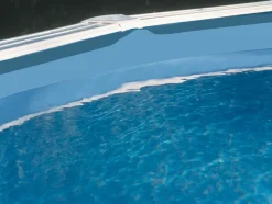 GRE - Liner seul bleu pour piscine acier ovale 9,20 x 5,05 x 1,22 m