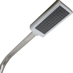 GRE POOLS - Douche de jardin en acier inoxydable avec lave-pied